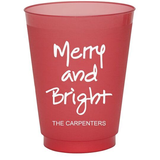 Studio Merry and Bright Colored Shatterproof Cups
